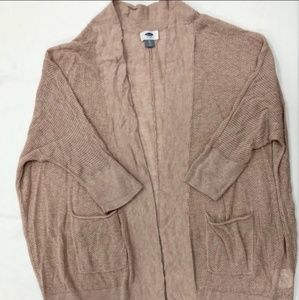 Old Navy Dusty Rose Knit Cardigan